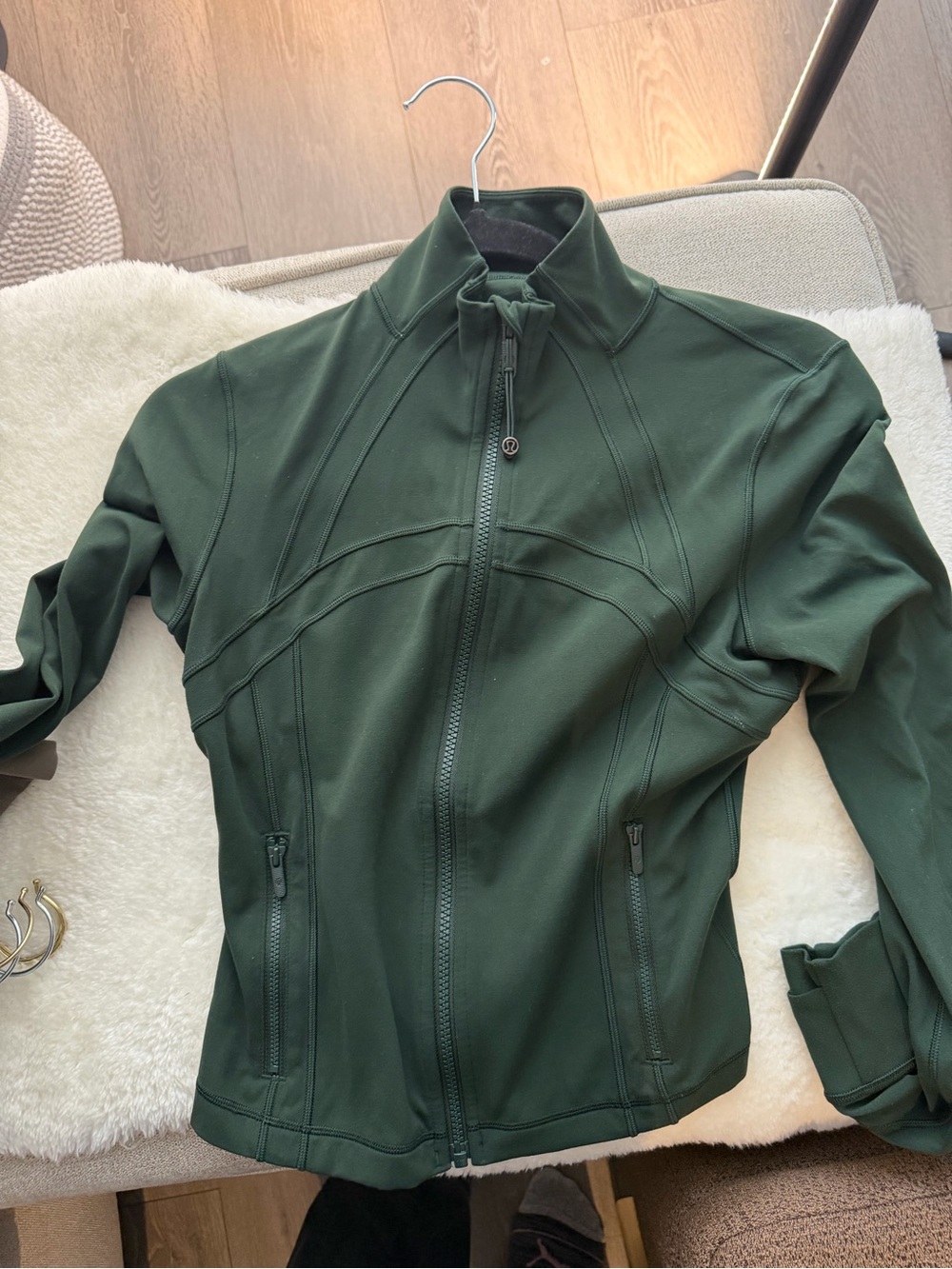 Lululemon define Women's Forest Green Zip-Up Jacket